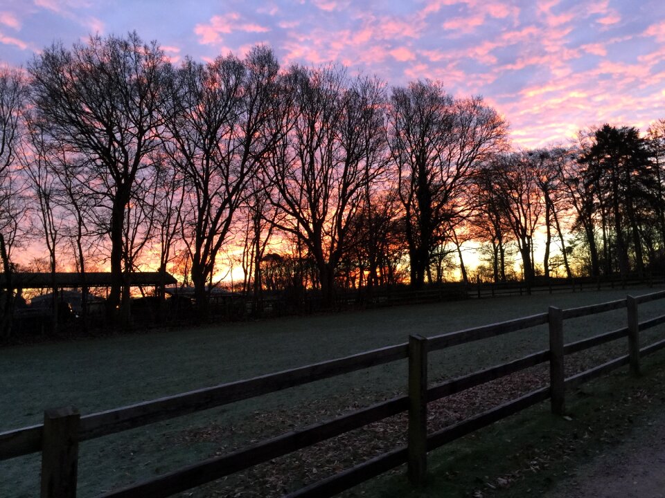 Twilight winter himmel