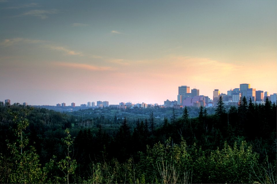 North Saskatchewan River Valley from Highlands Edmonton Alberta Canada 03