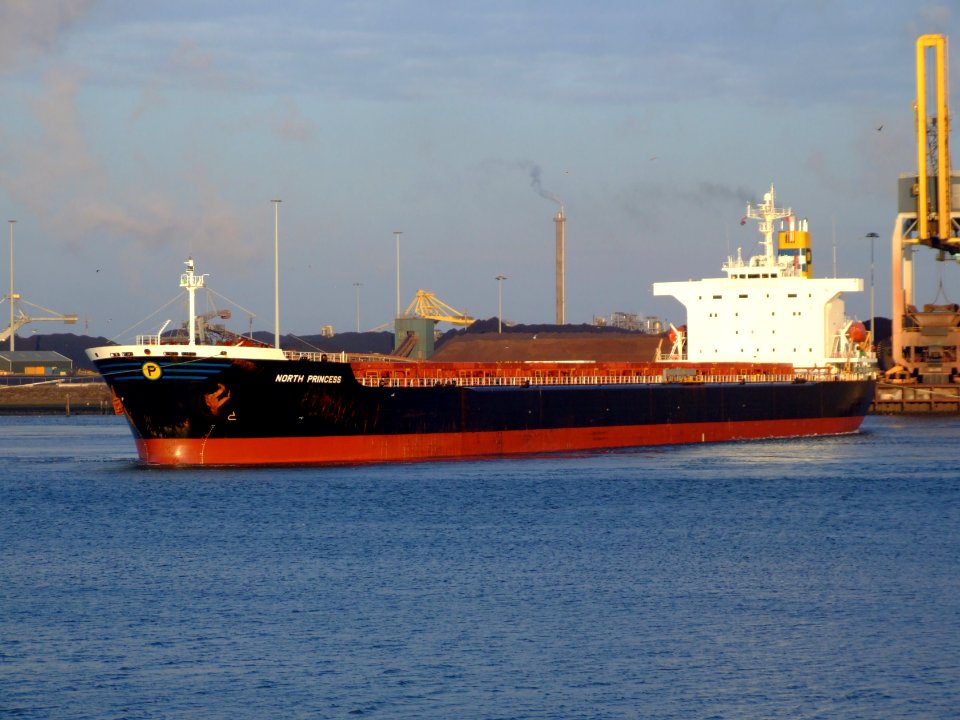 North Princess IMO 9123128, IJmuiden, Port of Amsterdam 27Dec2008 pic-6