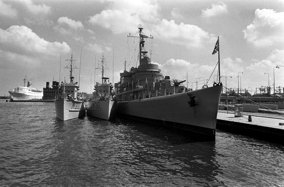 Noorse marineschepen in Amsterdam, Bestanddeelnr 926-6018