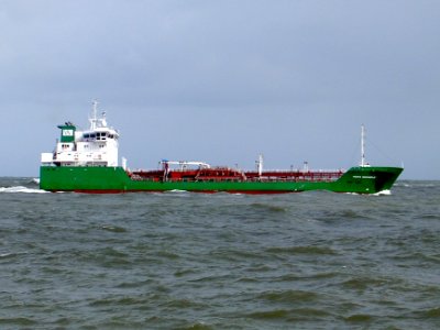 Nora Wonsild 09Apr05 Rot approaching Port of Rotterdam, Holland 09-Apr-2005