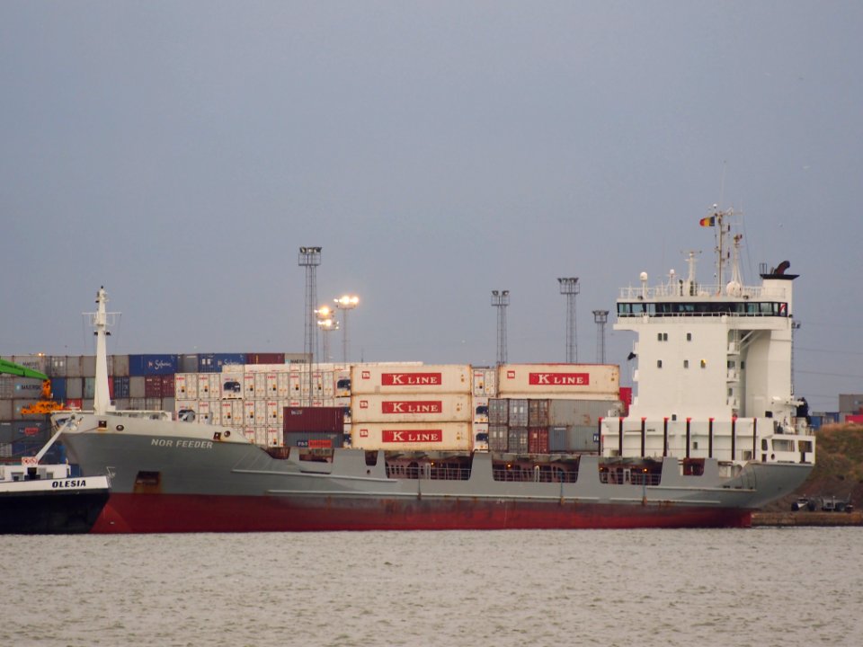 Nor Feeder (ship, 1998) IMO 9144689 Port of Antwerp