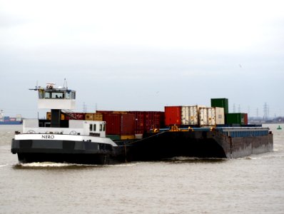 Nero (ship, 2006) ENI 02326738 & Ortega 5 ENI 06004313 Port of Antwerp pic2