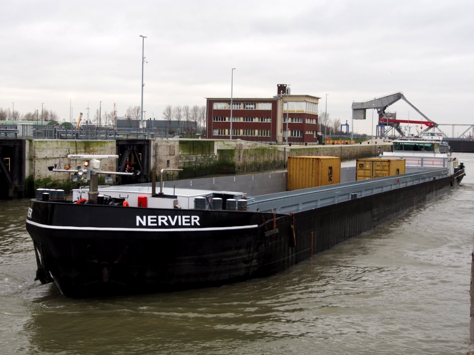 Nervier (ship, 1995) ENI 06002871 Van Cauwelaertsluis Port of Antwerp pic2