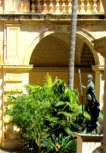 Neptun-Statue Großmeisterpalast Valletta 