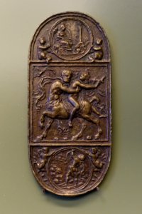 Nessus and Deianira, Galeazzo Mondella (Moderno), late 15th to mid 16th century AD, bronze - Bode-Museum - DSC02514