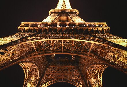 Eiffel tower landmark low angle shot photo