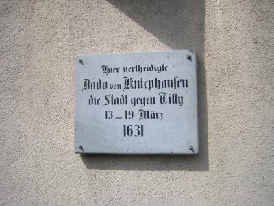 Neubrandenburg Gedenktafel Knyphausen