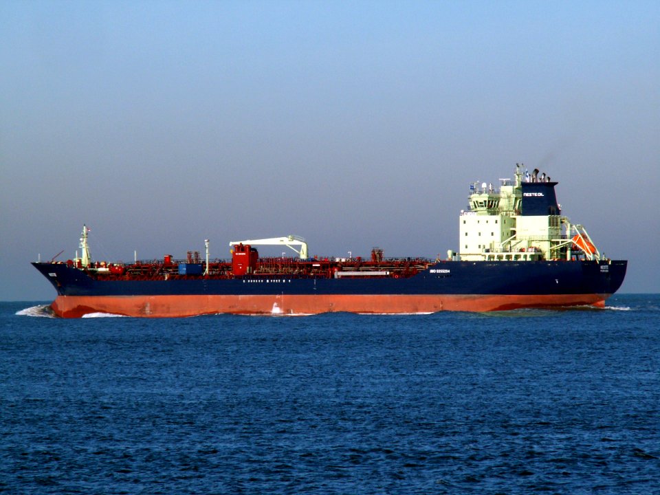 Neste p2 leaving Port of Rotterdam, Holland 23-Jan-2006
