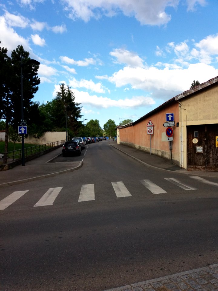Neuville-sur-Saône - Rue Pierre Dupont, depuis l'avenue Van Doren