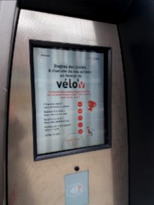 Neuville-sur-Saône - Route de Lyon - Station Vélo'v 34002, écran