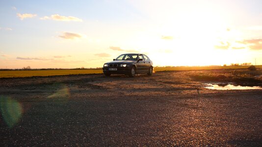 Lens flare bmw e46 photo