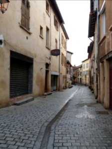 Neuville-sur-Saône - Rue Lefèbvre - Vers le sud, depuis la rue Curie