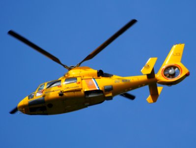 Netherlands Coastguard OO-NHV eurocopter AS365N3 Dauphin 2 fly pass over Port of Rotterdam