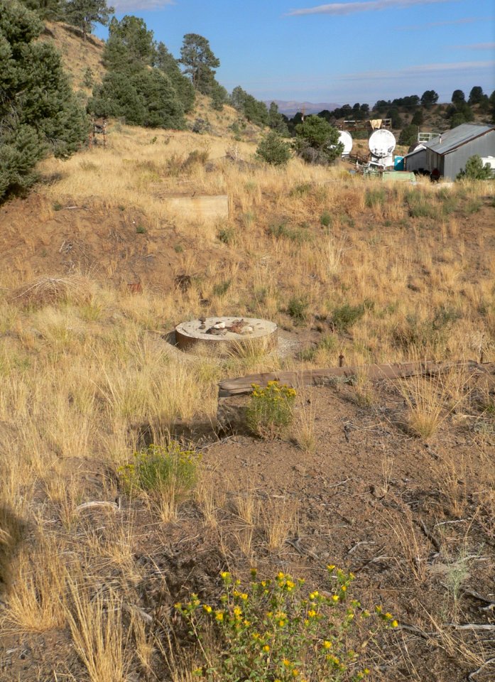 Nevada Central turntable (Austin NV) from E 1