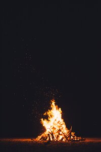 Fire flame heat photo