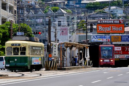 NET Hotarujaya station and Custody railroad track