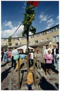 Net geplante leilinden aan de Heinrich Böllstraat. NL-HlmNHA 540373339