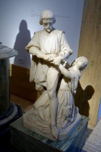 Nello della Pietra and Pia de' Tolomei, by Alfonso Balzico, 1868 - Galleria nazionale d'arte moderna - Rome, Italy - DSC05432