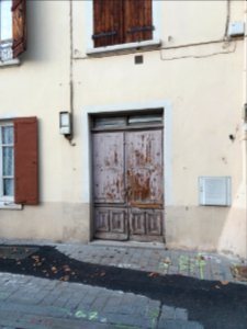 Neuville-sur-Saône - Rue de Vimy - Porte au numéro 1