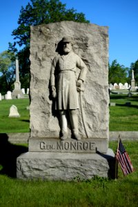 Nelson Monroe monument - Mt. Pleasant Cemetery, Arlington, MA - DSC06611
