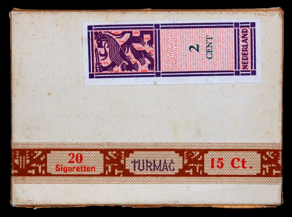 Nestors cigarettes pack, back