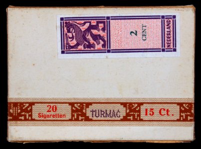Nestors cigarettes pack, back
