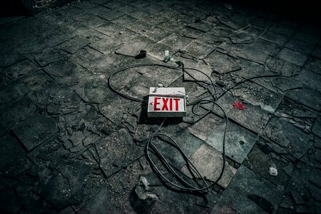 Dark dirty exit photo