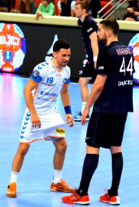 Nemanja Ilić et Nikola Karabatic-20160416-PSG-TOULOUSE