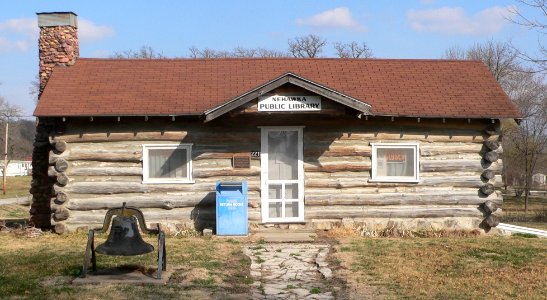 Nehawka Public Library from W 1