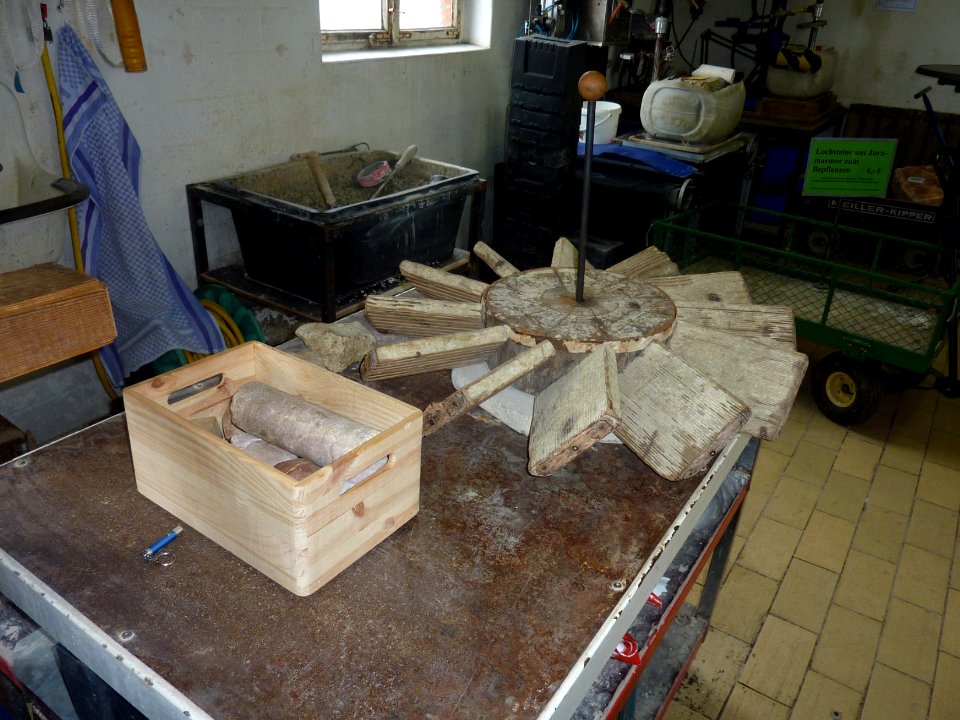 Neidlingen Kugelmühle innen
