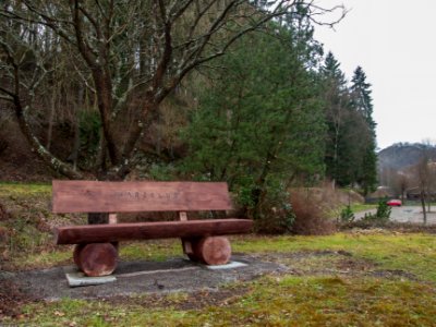 Neue Bank Parkplatz Altenbrak