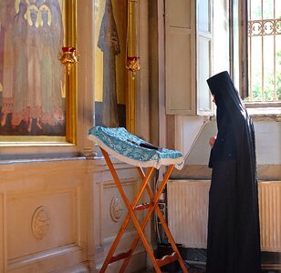Orthodoxy monastery prayer