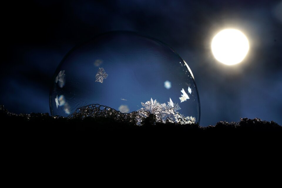 Freeze cold bubble