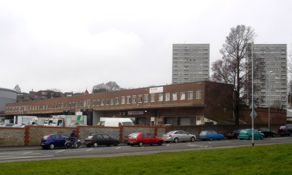 Nettleton Court and Dudeney Lodge from Upper Hollingdean Road, Brighton (March 2009) (1)
