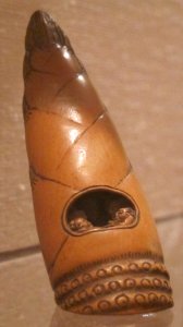 Netsuke with the Seven Sages of the Bamboo Grove signed 'Shinyoshiyuki', Honolulu Museum of Art