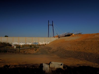Neuseenbrücke über die B 2 zwischen Gaschwitz und Störmthal (Blick nach Ost) 2016