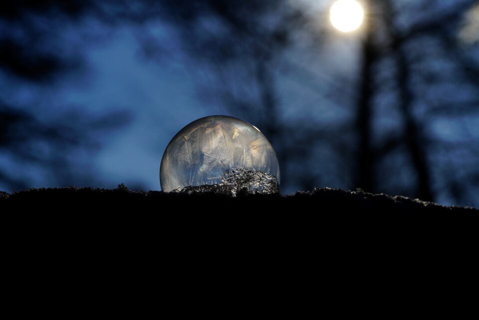Freeze cold bubble