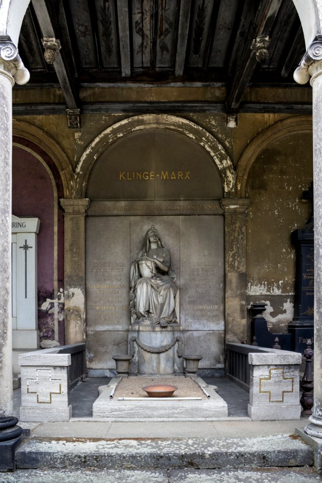 Neuer Annenfriedhof Dresden, Familie Klinge-Marx