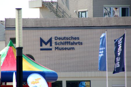 Neues Logo Deutsches Schifffahrtsmuseum, Seestadtfest 2018 in Bremerhaven