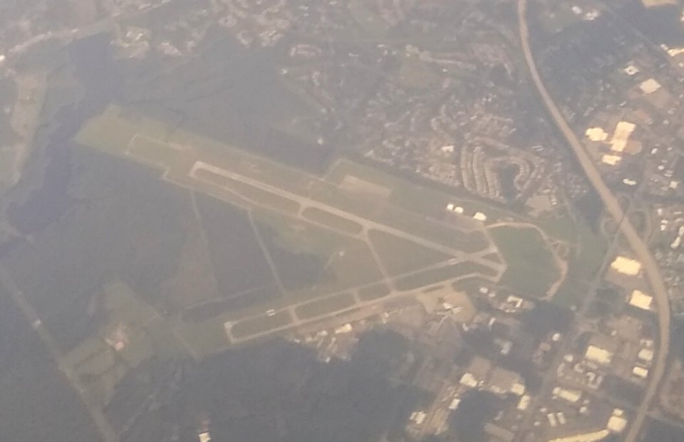 Newport News-Williamsburg International Airport - aerial view