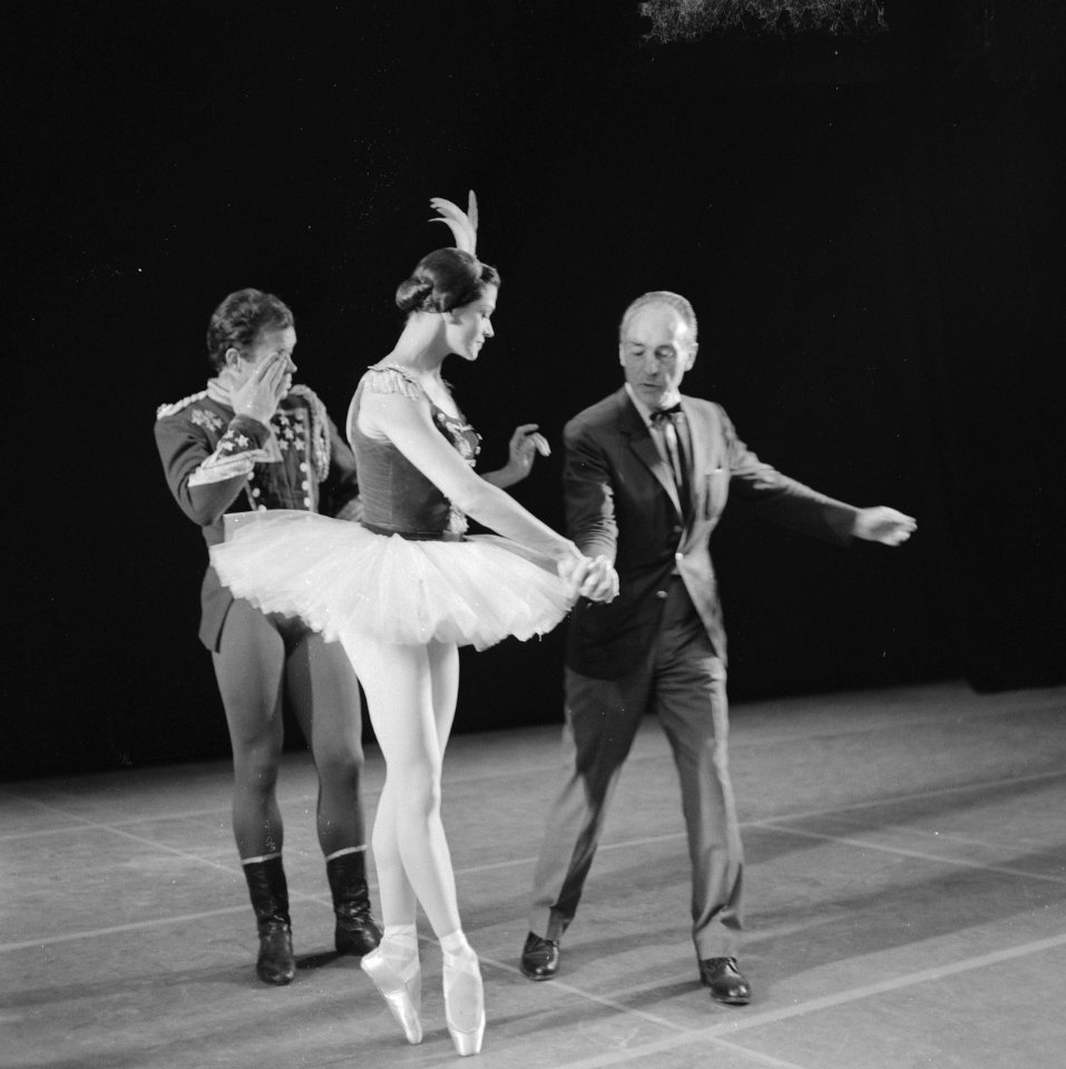 New York City Ballet in Amsterdam, repetitie New York City Ballet. Choreograaf G, Bestanddeelnr 918-1118