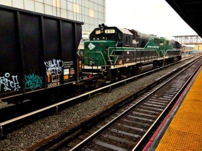 New York and Atlantic Train at Jamaica LIRR station 1 photo