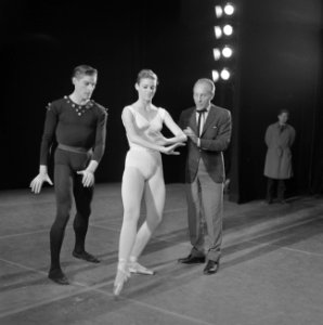 New York City Ballet in Amsterdam, repetitie New York City Ballet. Choreograaf G, Bestanddeelnr 918-1123