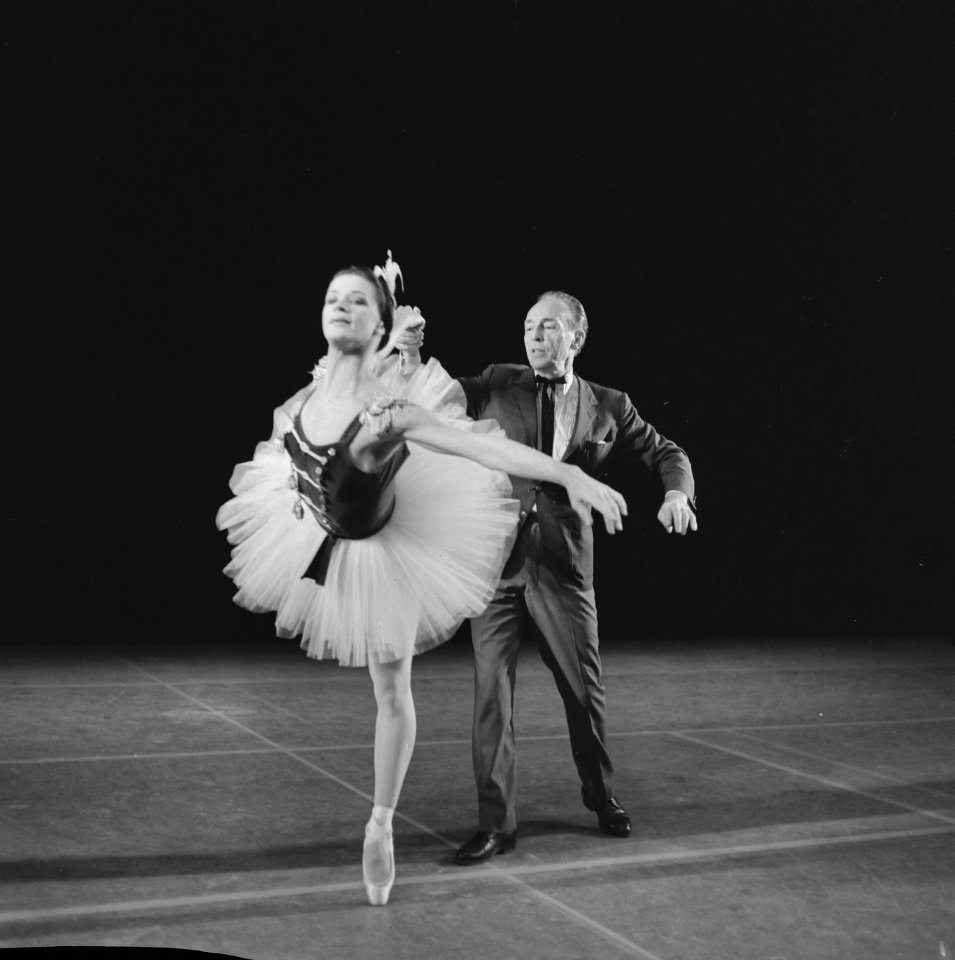 New York City Ballet in Amsterdam, repetitie New York City Ballet. Choreograaf G, Bestanddeelnr 918-1121