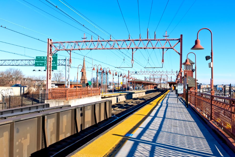 Newark Broad Street Station during COVID 19 pandemic