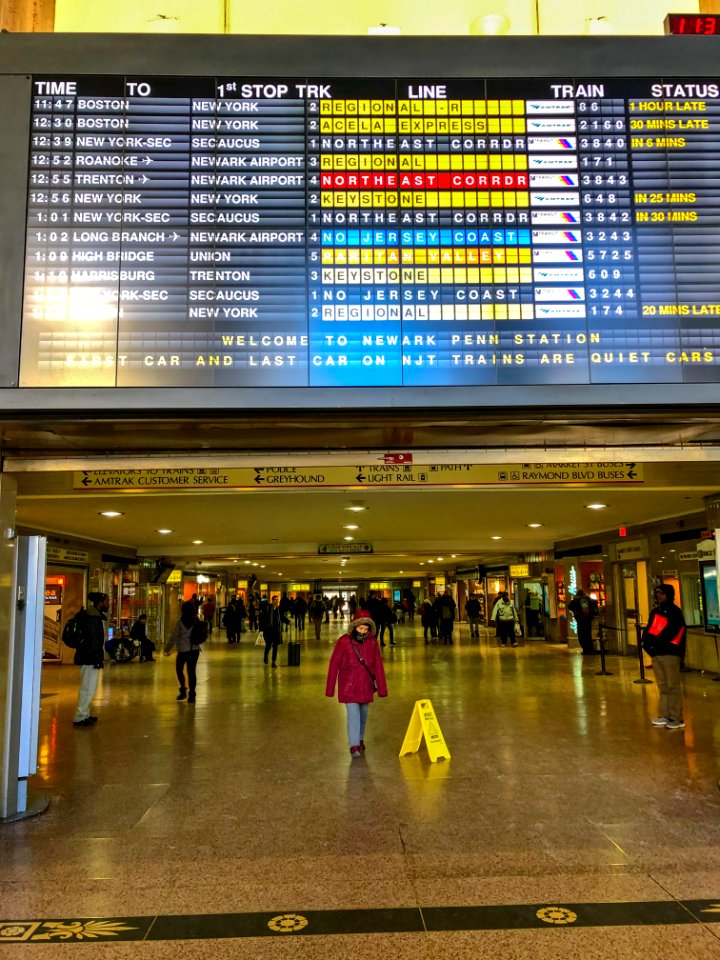 Newark Penn Station Main Corridor