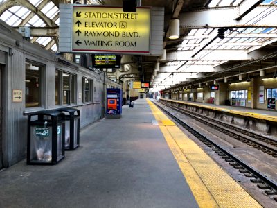 Newark Penn Station Track 1 photo