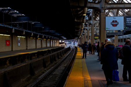 Newark Penn Station tracks 3 and 4 photo