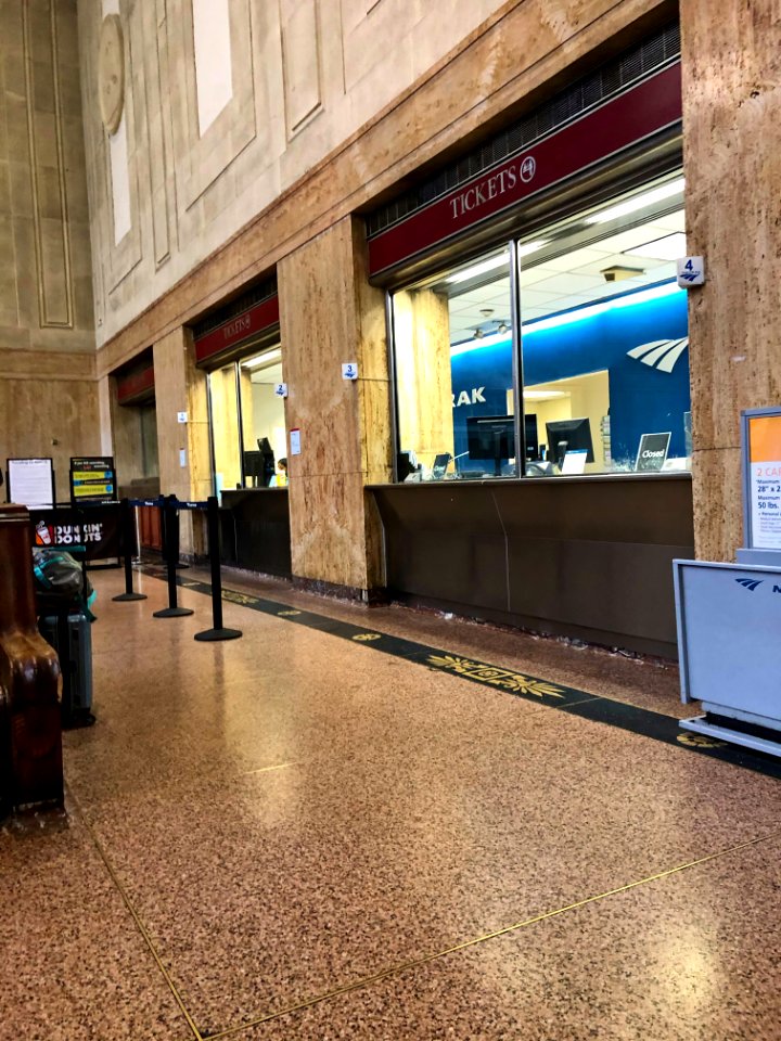 Newark Penn Station Amtrak Ticket Counters